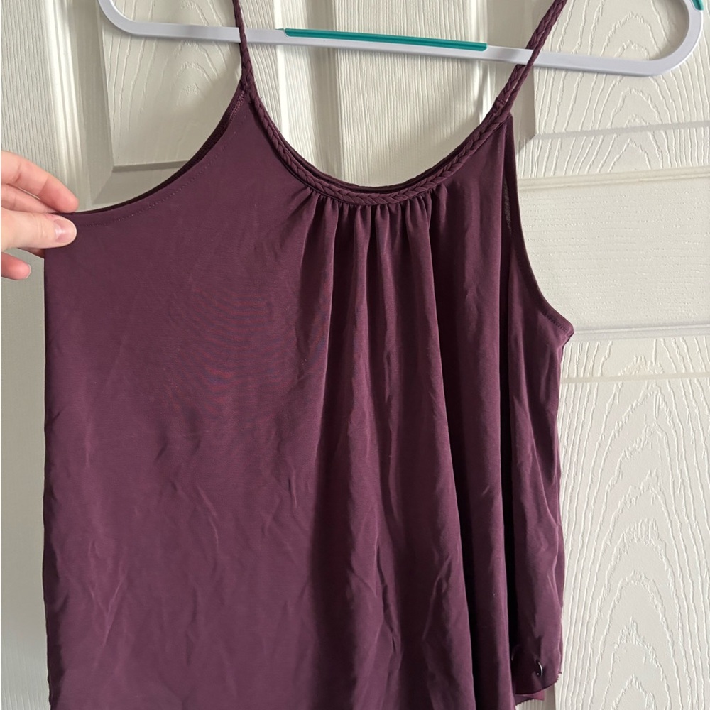 Women's Purple Sleeveless Top